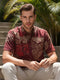 GAVYN R/FIT SHORT SLEEVE SHIRT (MAROON)